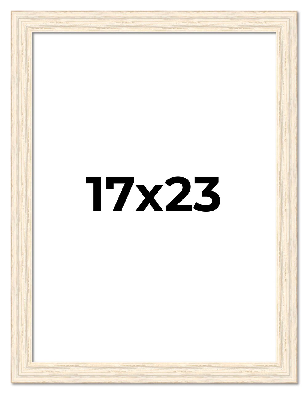 17x23 Wide Barnwood Picture Frame with UV-Resistant Acrylic & Acid Free Backing, Available in 6 Paint Finishes - Grey, Brown, White, and Black